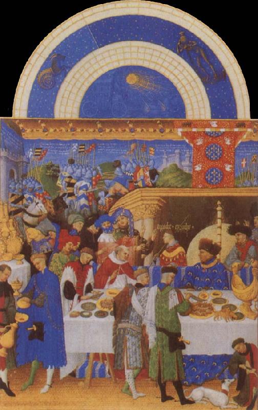 LIMBOURG brothers The Very Rich House of the Duc of Berry Sweden oil painting art